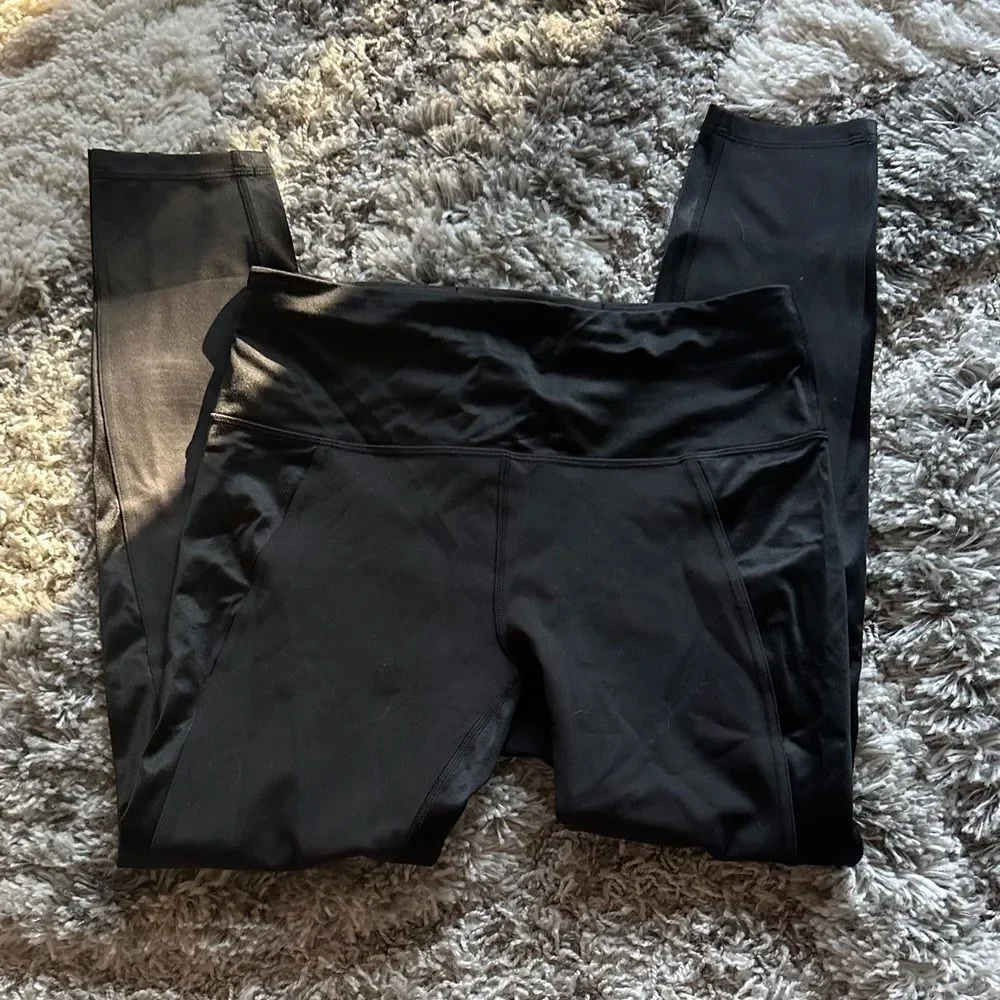 Lululemon Satin Panel Wunder train 25” leggings